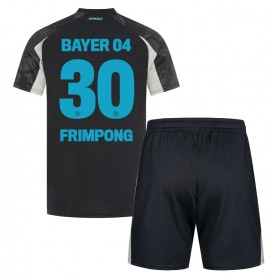 Bayer Leverkusen Jeremie Frimpong #30 Tredje skjorte til barn 2024-25 Kortermet (+ korte bukser)